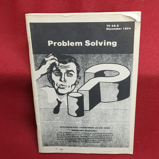 BOOK:  PROBLEM SOLVER DECEMBER 1984  (box18)