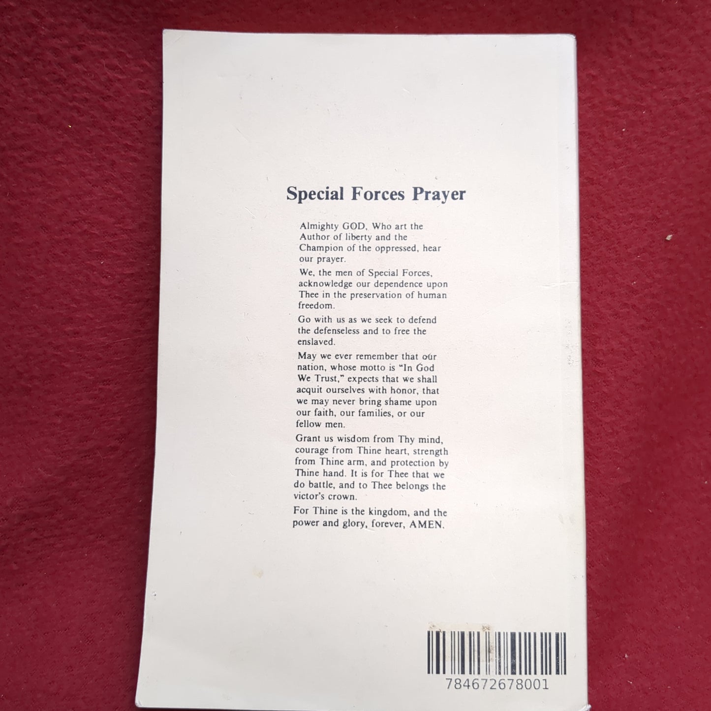 BOOK:SPECIAL FORCES HANDBOOK  (box18)
