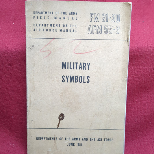 BOOK:MILITARY SYMBOLS JUNE 1951 (box18)