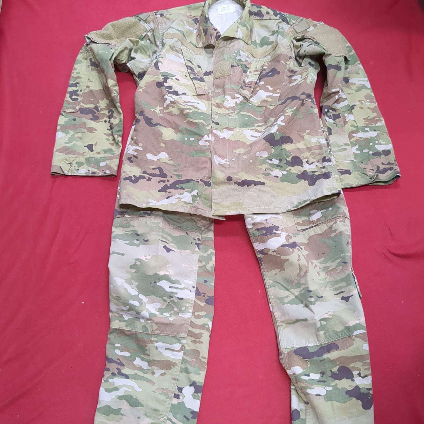 SET of US Army MEDIUM REGULAR Traditional OCP Uniform Top Pants Air Force Used (ocp12- ea08-YLU173)