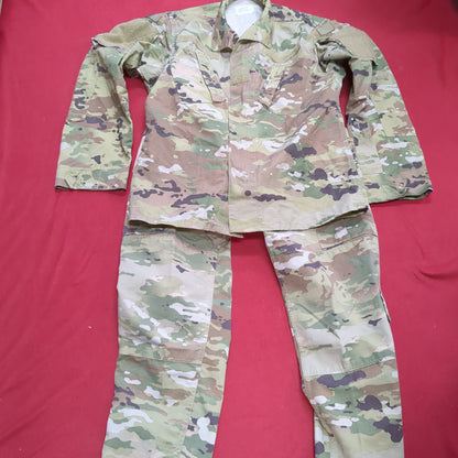 SET of US Army MEDIUM REGULAR Traditional OCP Uniform Top Pants Air Force Used (ocp12- ea08-YLU173)