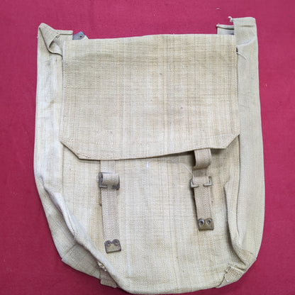 Vintage A.E.F 1943 World War 1 Canvas Bag Good Condition (bag-NOV94)