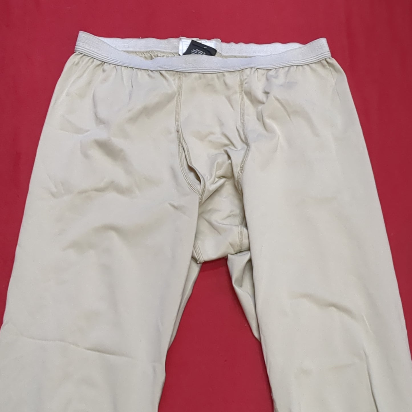 US Army Medium Regular Silks Gen III Level 1 Cold Weather Pants Bottom Sand Good Condition (aa02-NOV116)