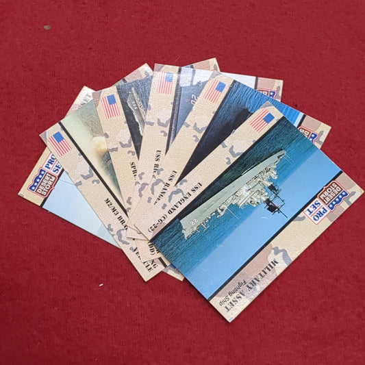 Topps Desert Storm Trading Cards Pro Set Excellent Condition (06cc- ca9-NOV138)
