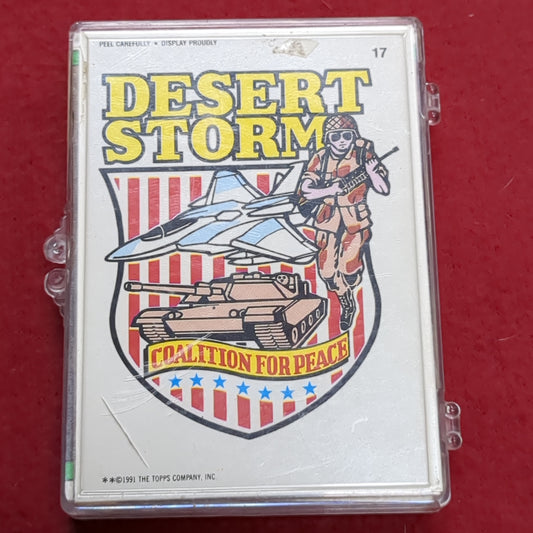 Topps Desert Storm Trading Cards Coalition for Peace Excellent Condition (06cc- ca9-NOV140