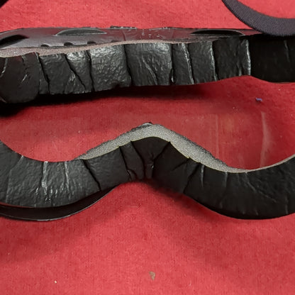 Vintage NOS USGI Sun Wind Dust Black Frame Goggles 1974 (cl2- (ab16-NOV142)
