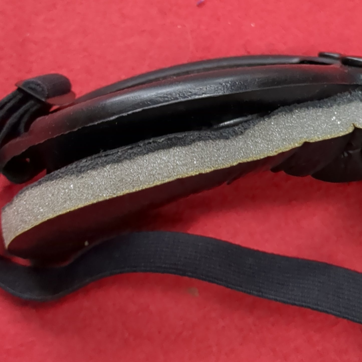 Vintage NOS USGI Sun Wind Dust Black Frame Goggles 1974 (cl2- (ab16-NOV142)