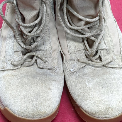 US Army 9.5  Nike Hot Weather Combat Boots Coyote 499 Tan USED (A09- DC14-NOV155)