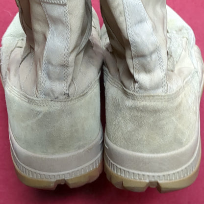 US Army 9.5  Nike Hot Weather Combat Boots Coyote 499 Tan USED (A09- DC14-NOV155)