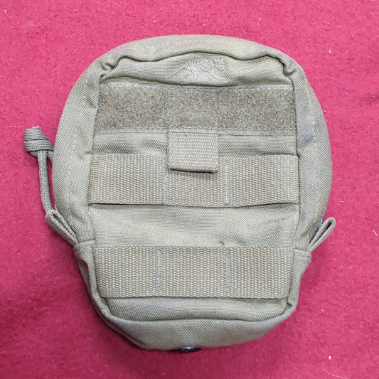 TASMANIAN TIGERTAC POUCH 1 VERTICAL Cordura Khaki Used (35CR- ca3-NOV169)