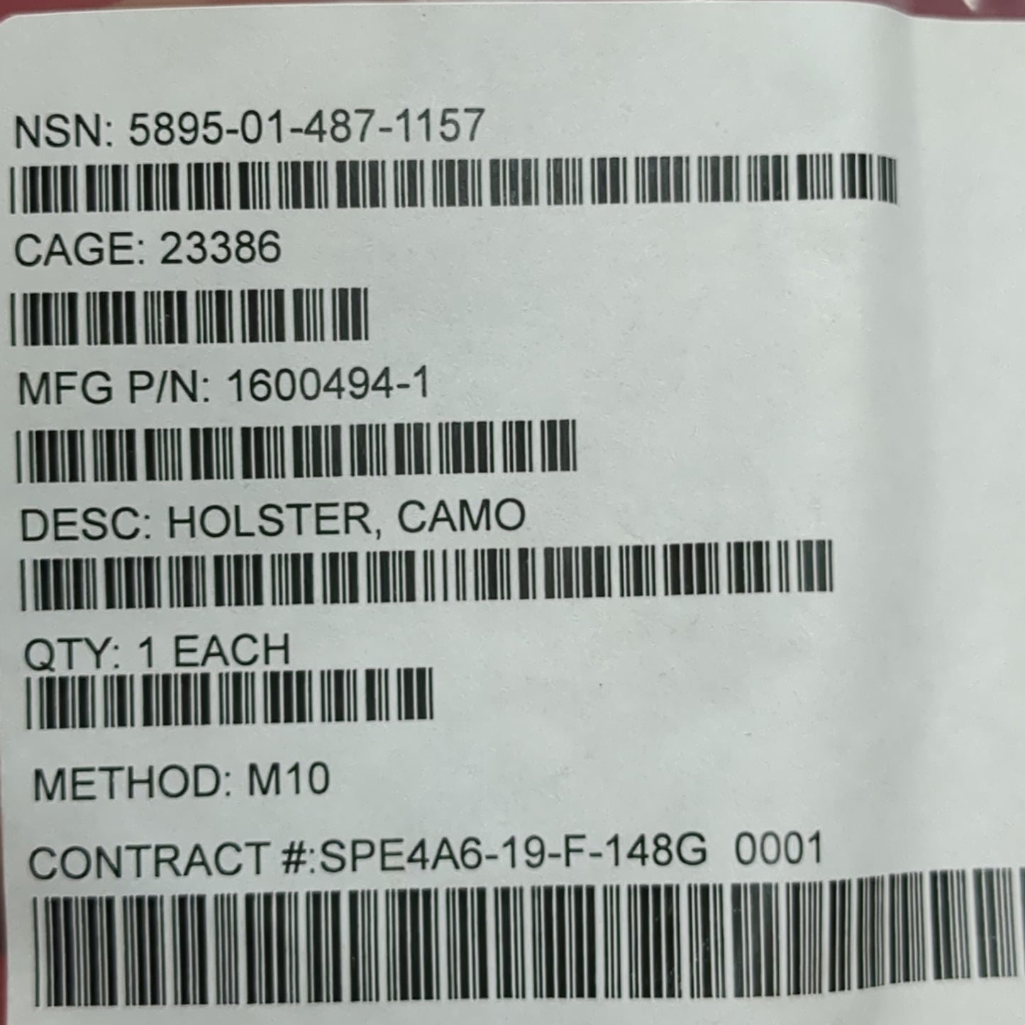 NOS Us Army Thales Holster Radio Pouch ACU/UCP 23386 (ca07-NOV198)