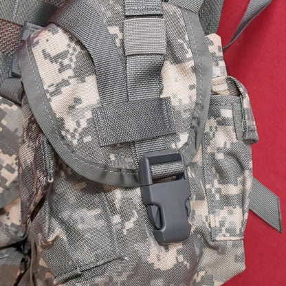 US Army ACU Digitial Camo Fighting Load Carrier FLC Molle Complete W/ Pouches Excellent Condition (eb07-NOV199)