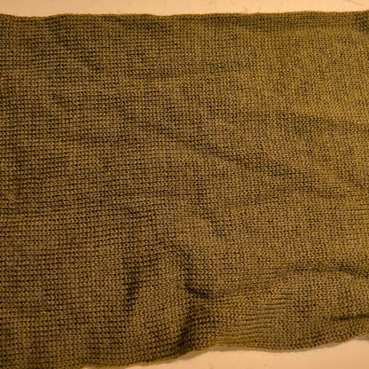 Used 1980s Wool Scarf Neckwear Men's 208 Green Class 1 (hc06)