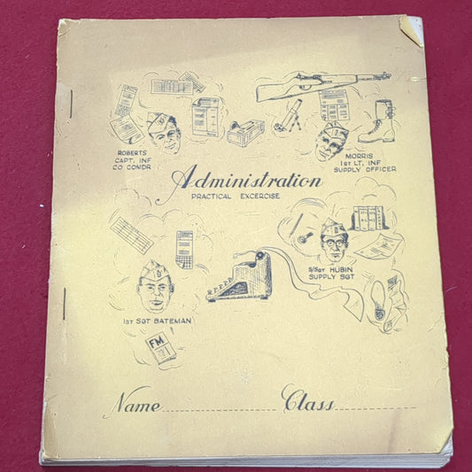 BOOK: ADMINISTRATION PRACTICAL EXERCISE 1947 (BOX20)