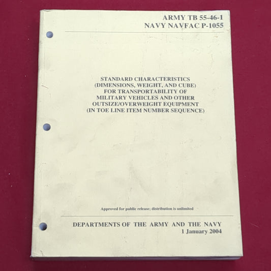 BOOK: JANUARY 2004TRANSPORTABILITY OF MILITARY VEHICLES & EQUIPMENT (BOX20)