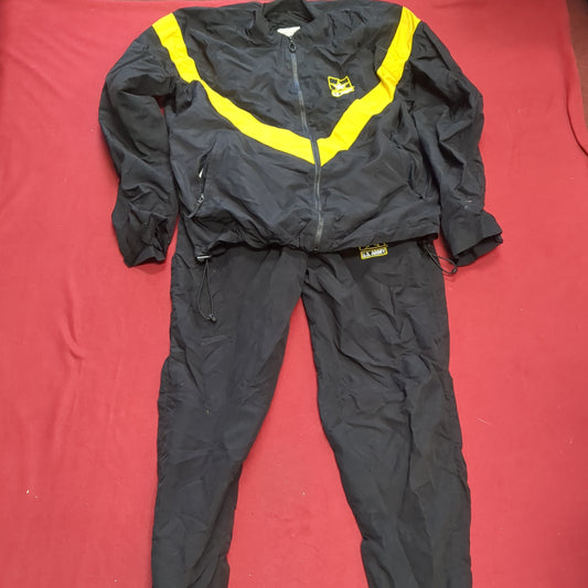 SET of APFU PT Medium Long Jacket Pants Black Gold Cold Weather Used (fb07-NOV217)