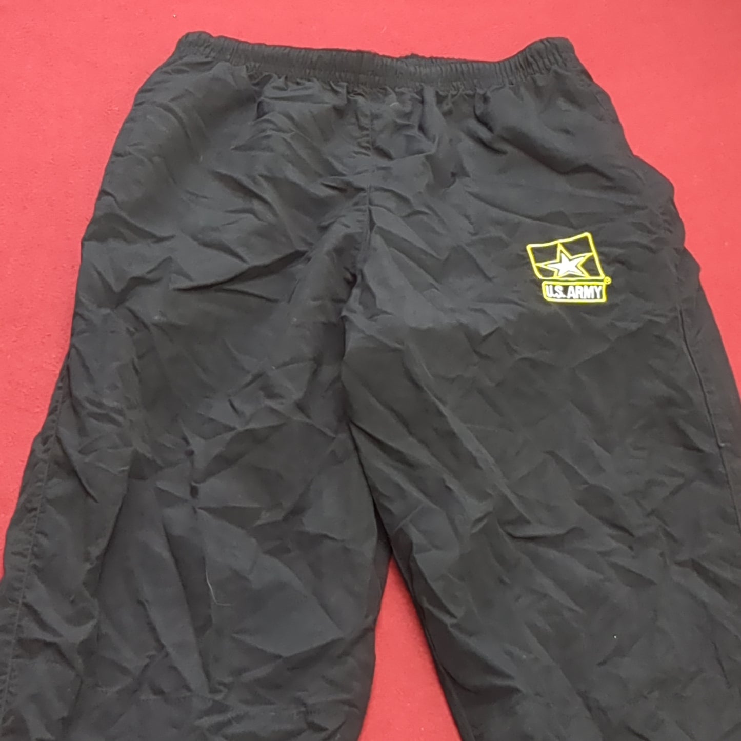 US Army Black Gold Pants Cold Weather APFU PT Uniform Small/Long Excellent Condition (fb07-NOV218)