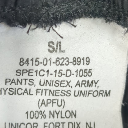 US Army Black Gold Pants Cold Weather APFU PT Uniform Small/Long Excellent Condition (fb07-NOV218)