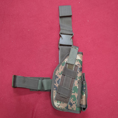 NOS Fox Tactical Universal Thigh  Drop Leg Holster Digital Woodland Right (34cr-ca02-NOV223)