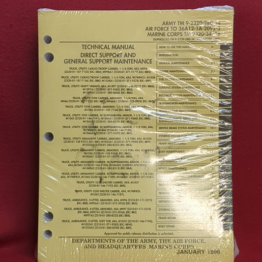 BOOK: JANUARY 1996 MAINTENANCE TRUCK, UTILITY (BOX21)