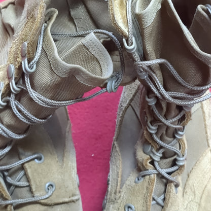 McRae US Army 9.5 Wide Hot Weather Combat Boots Coyote 499 Tan Used (FA20-NOV228)