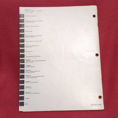 BOOK OFFICE MANAGEMENT: PREPARING AND MANAGING CORRESPONDENCE 12 NOVEMBER 1986(BOX23)