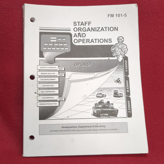 BOOK STAFF ORGANIZATION AND OPERATIONS 31 MAY 1997  (BOX23)