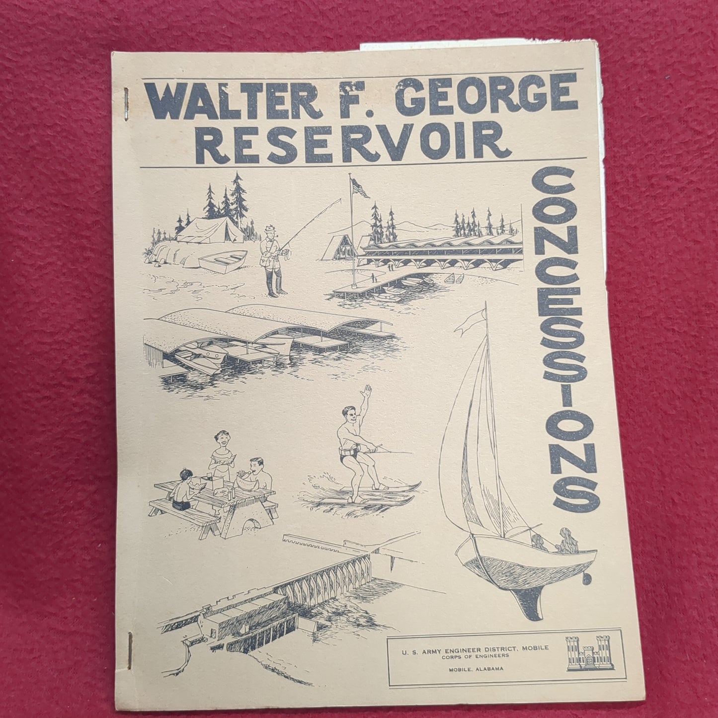 BOOK: WALER F. GEORGE RESERVOIR CONCESSIONS-0ZS 31 OCTOBER 1963  (BOX23)