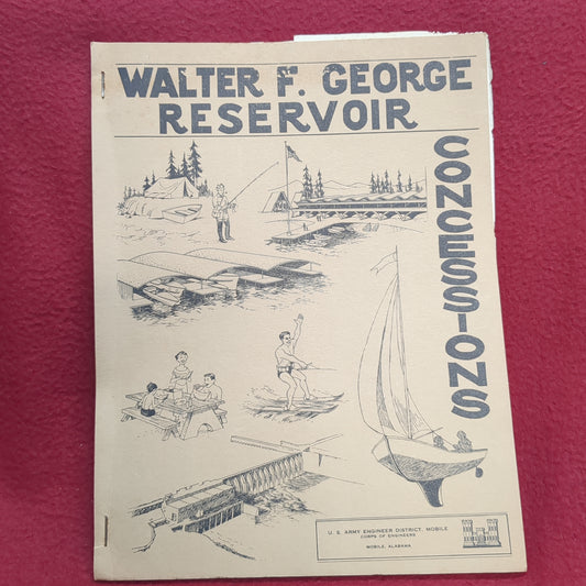 BOOK: WALER F. GEORGE RESERVOIR CONCESSIONS-0ZS 31 OCTOBER 1963  (BOX23)
