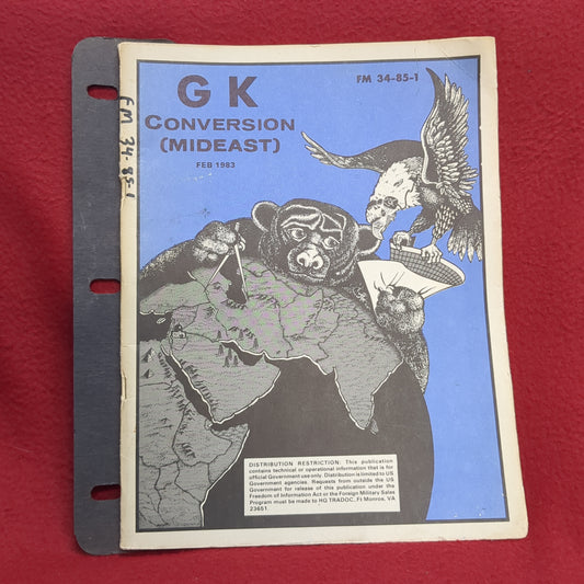 BOOK: GK CONVERSION (MIDEAST) FEBRUARY 1983  (BOX23)