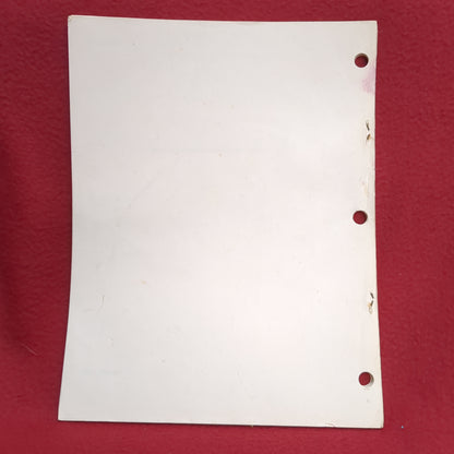 BOOK ARMY AMMUNITION DATA SHEETS SMALL CALIBER AMMUNITION FSC 1305;  SEPTEMBER 1984(BOX23)
