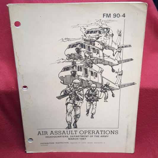 BOOK AIR ASSAULT OPERATIONS HEADQUARTERS, DEPARTMENT OF THE ARMY MARCH 1987(BOX22)