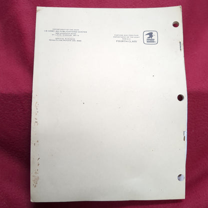 BOOK - TECHNICAL MANUAL OPERATOR'S AND ORGANIATIONAL MAINTENANCE MANUAL (COMPLETE LIST BELOW) DECEMBER 1975(BOX25)