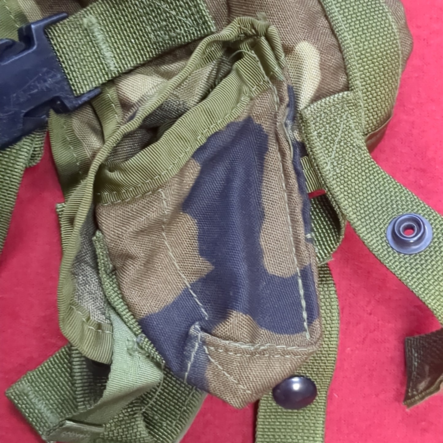 US Army Military Woodland Camouflage Enhanced Tactical Fighting Load Carrier  FLC W/ Pouches 0321 Excellent Condition (eb07-NOV286)