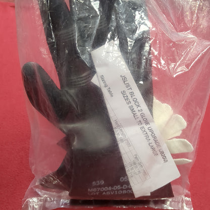 NOS JSLIST Block 2 Gloves Upgrade (JB2GU) Small-X-Large AirBoss Defense (cbrn4 ac03-DEC45)