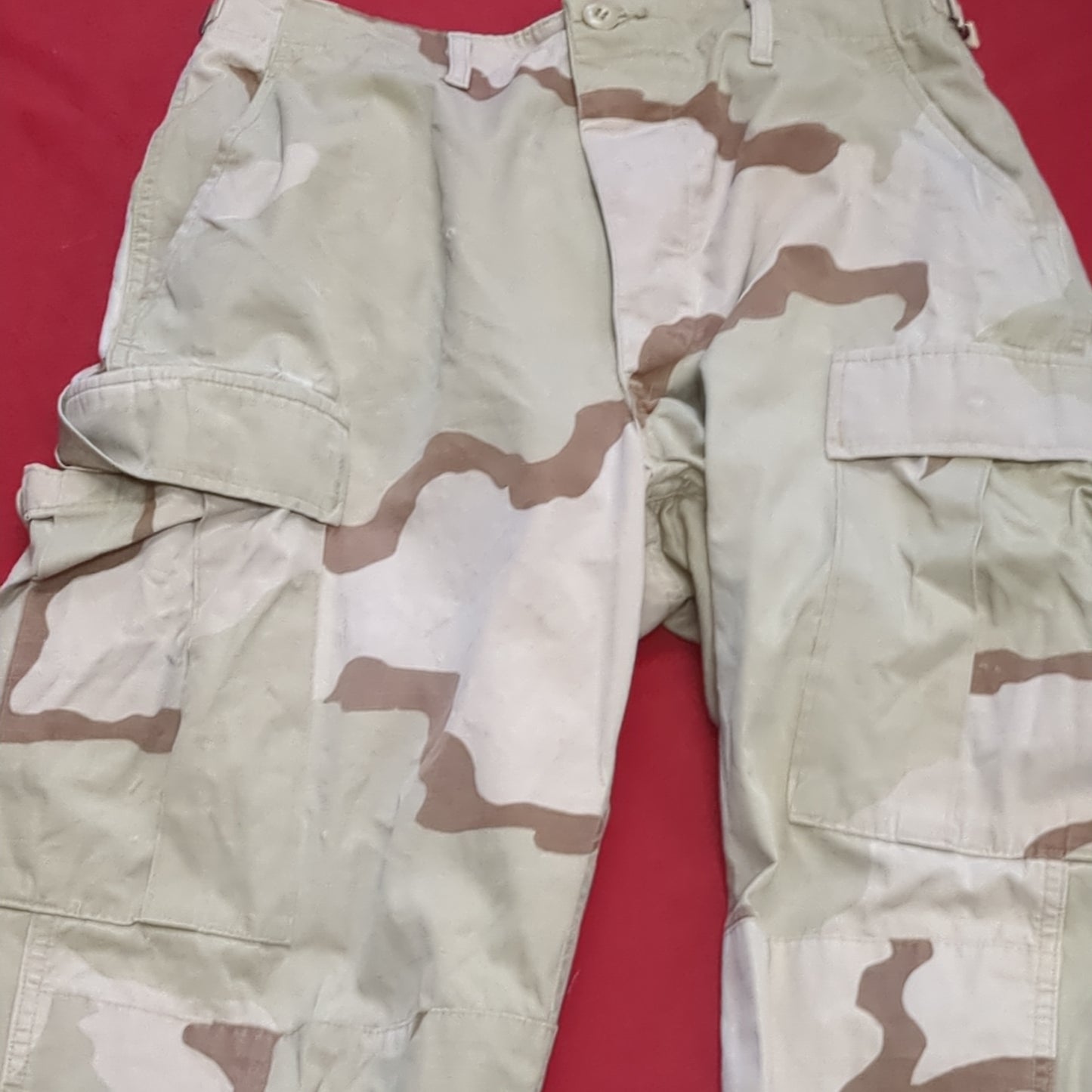 US Army DCU Medium Regular Bottoms Pants Desert Good Condition (16s- (ab07-YLU15)