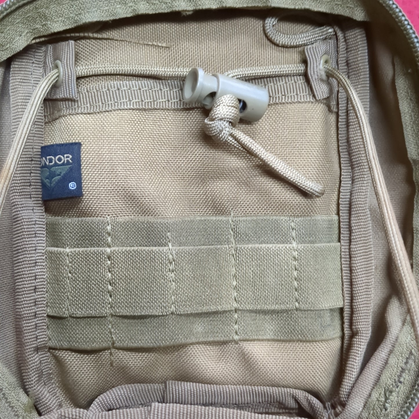 Condor Side Kick Coyote Geocaching MOLLE Pouch Used (ca07-DEC80)