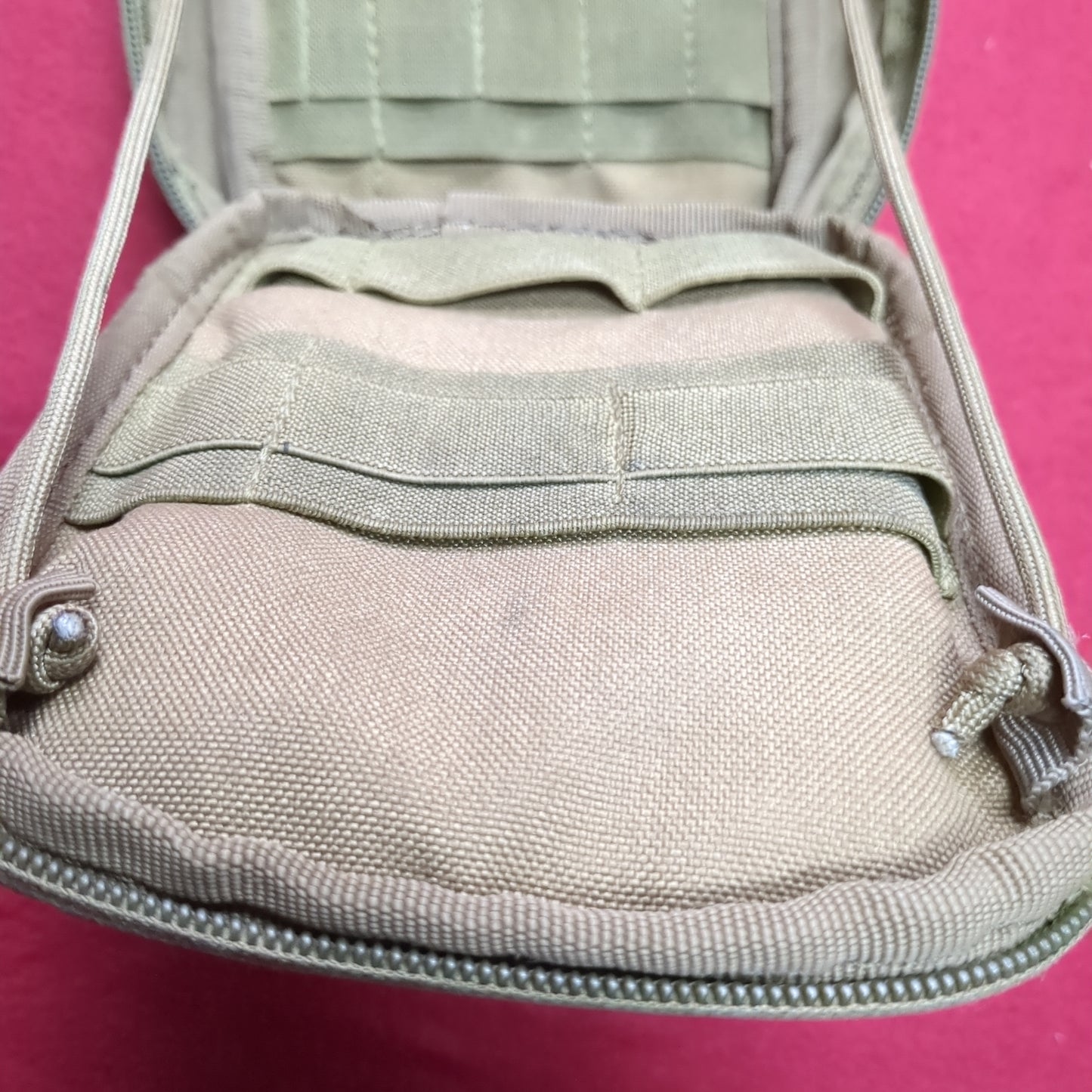 Condor Side Kick Coyote Geocaching MOLLE Pouch Used (ca07-DEC80)