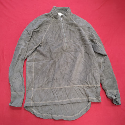NOS US ARMY Large Regular MID WEIGHT FLAME RESISTANT MOISTURE WICKING Fleece SHIRT (fa04-DEC99)