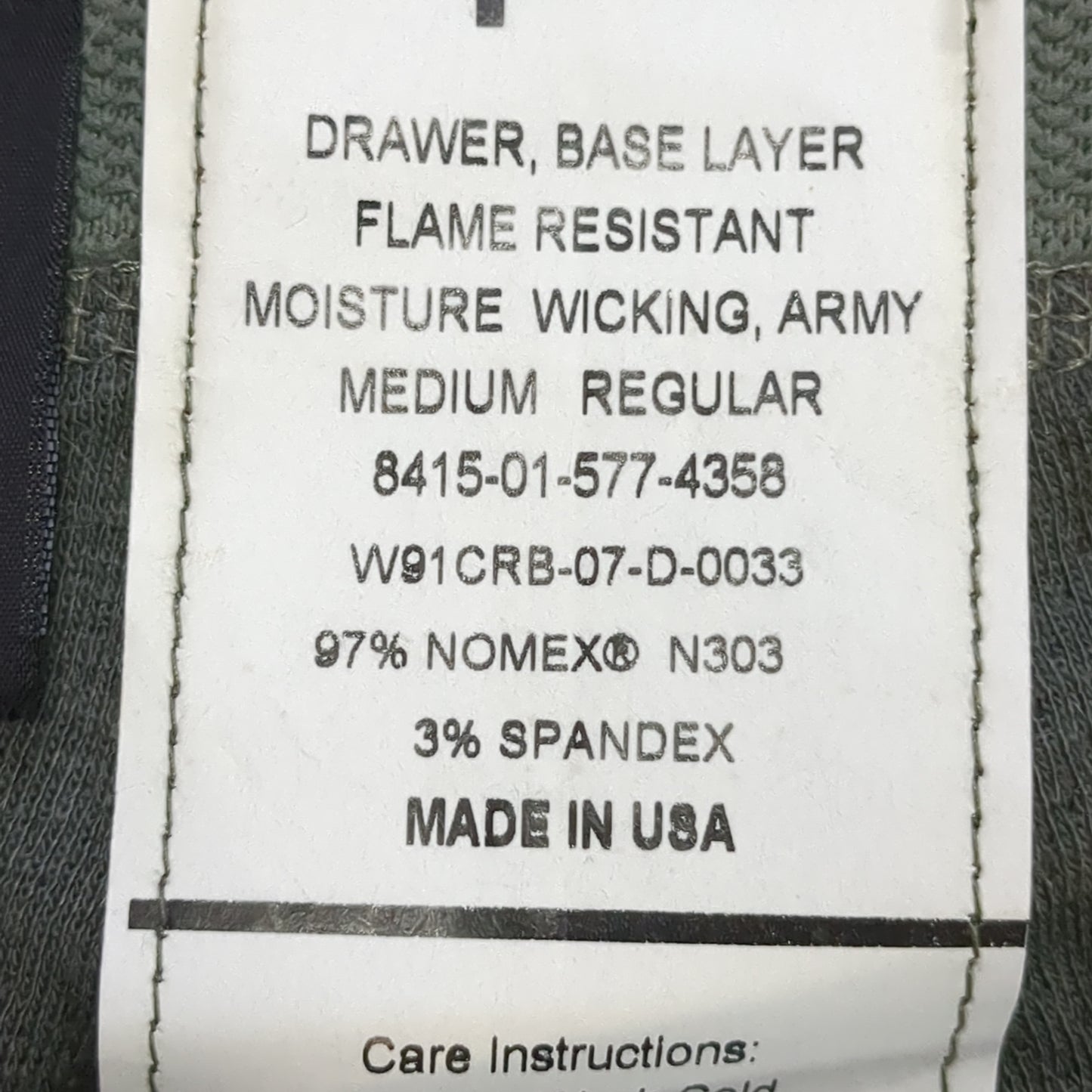 FREE SYSTEM Medium Regular Midweight Fire Flame Resistant FRAC Drawer Base Layer Excellent Condition (a16- da10-DEC108)