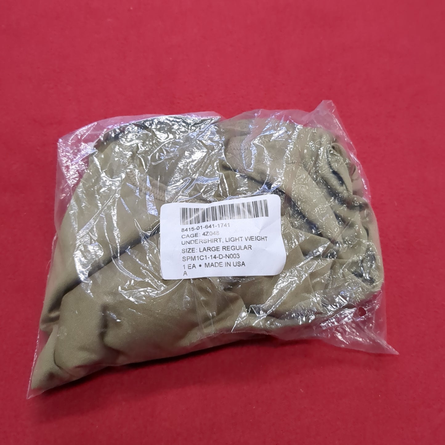NWT US Army Coyote Large Regular Silks Gen III Level 1 Cold Weather Top Shirt (fa07-DEC111)