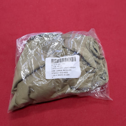 NWT US Army Coyote Large Regular Silks Gen III Level 1 Cold Weather Top Shirt (fa07-DEC111)