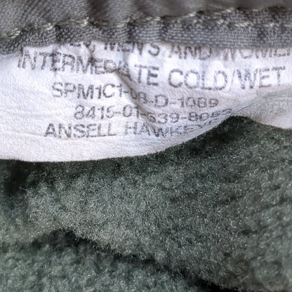 US Army Men's Small  Intermediate Cold/Wet Weather Gloves Excellent Condition (cb02-DEC118)
