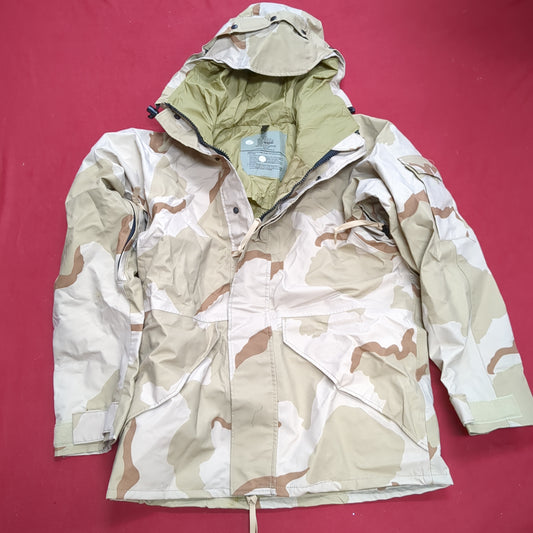 USGI Cold Wet Weather Small Regular Gen 1 Desert Goretex Parka Excellent Condition (17s-- (ab08-DEC120)