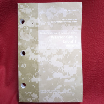 Army Pubs Soldier’s Manual Of Common Tasks Skill Level 1 - STP 21-1-SMCT Board Questions