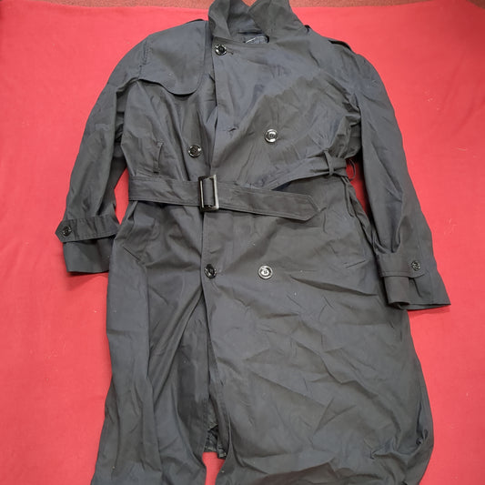 NOS US Army All Weather Coat Black, 38 R (DA06-25APR23)