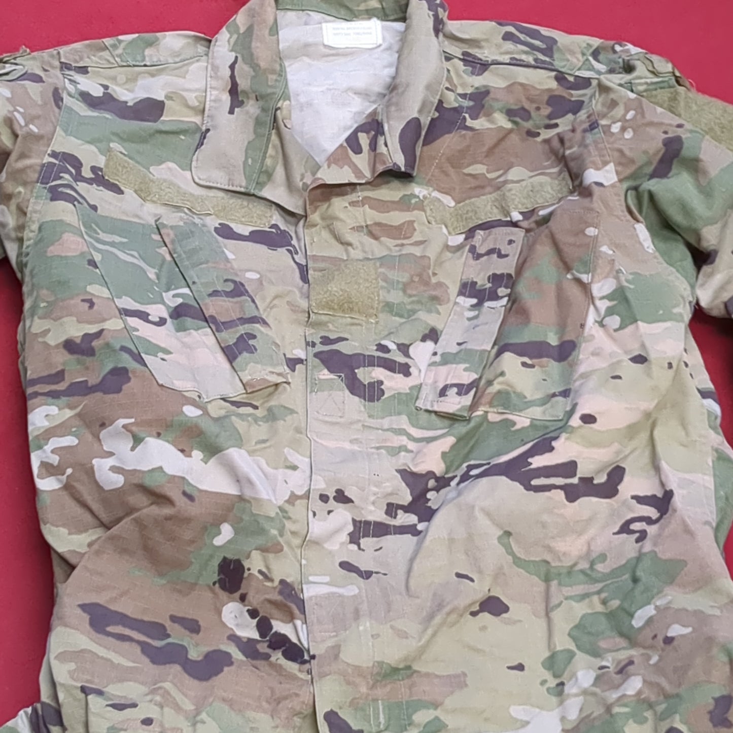 SET of US Army SMALL REGULAR Traditional OCP Uniform Top Pants Air Force Used  (ec12-DEC143)