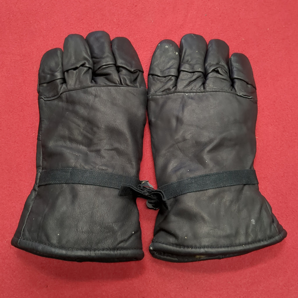 US Army Black Intermediate Cold Wet Weather Gloves X Large size 5