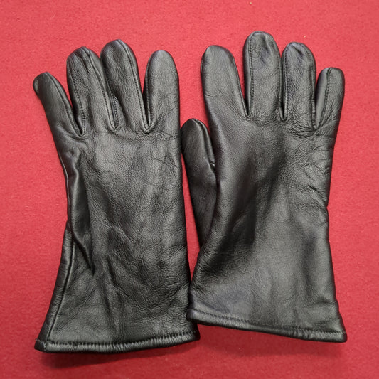 NEW - US Army Size 9 Men's/Women's Dress Black Leather Gloves Excellent Condition (cb02-DEC166)