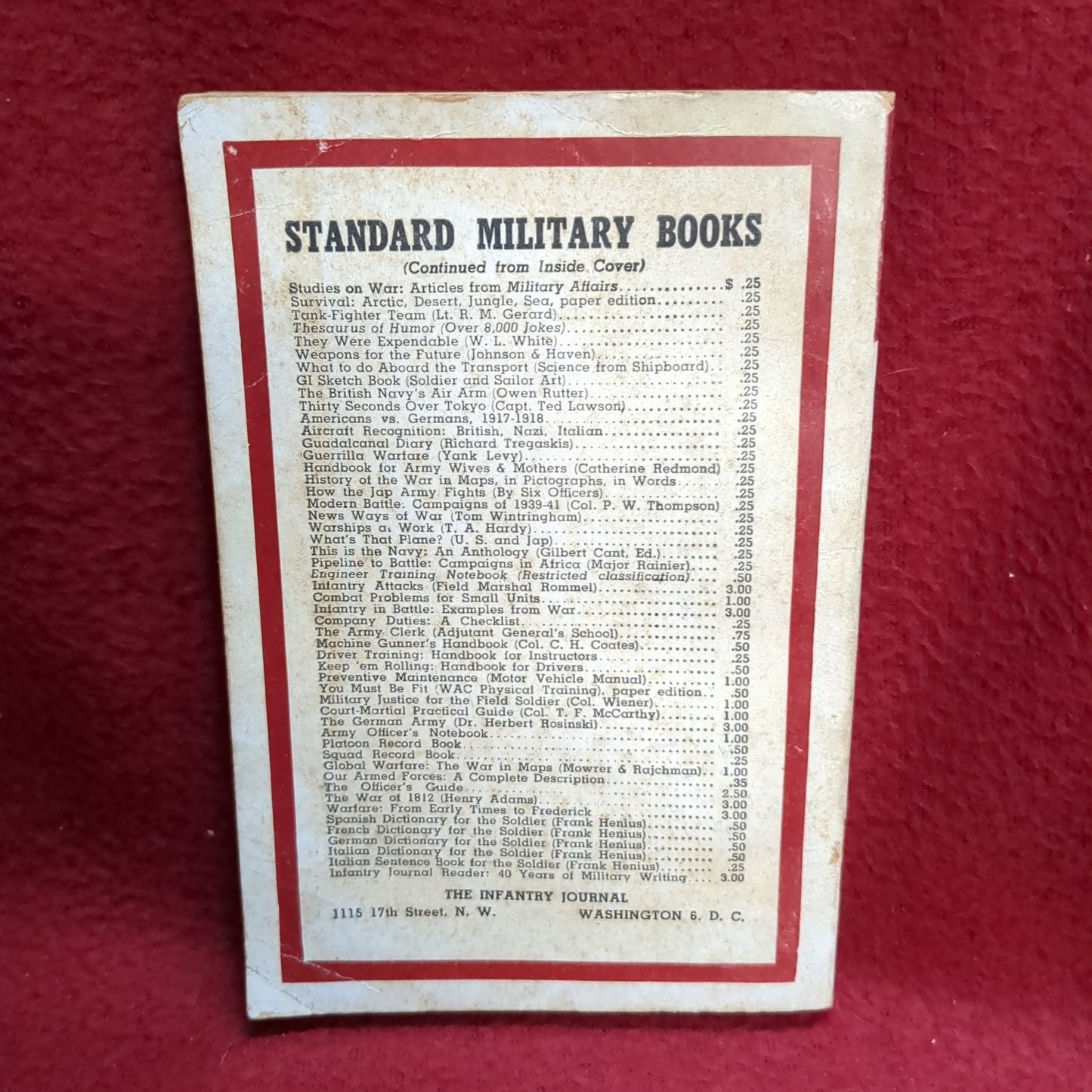 BOOK  -  BIENNIAL REPORT OF: GENERAL GEORGE C. MARSHALL: THE CHIEF OF STAFF OF THE UNITED STATES ARMY: JULY 1, 1943 TO JUNE 30, 1943 TO THE SECRETARY OF WAR:    1946  (BOX40)